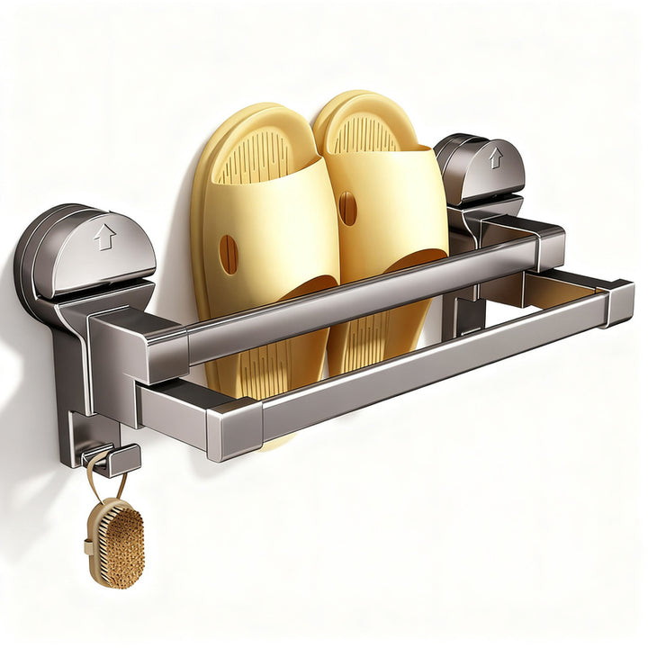 Extendable slipper rack made of carbon steel