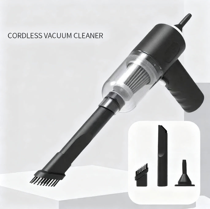 Portable car vacuum cleaner, cordless