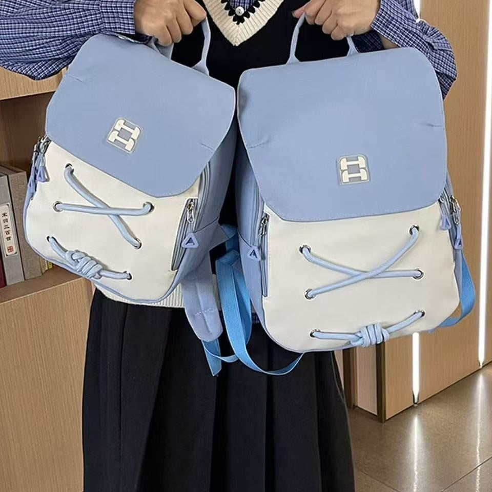 Light backpack for school and everyday, expandable
