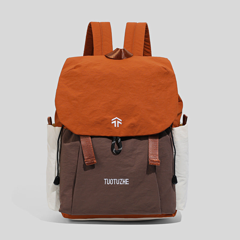Lightweight nylon backpack for travel and outdoor