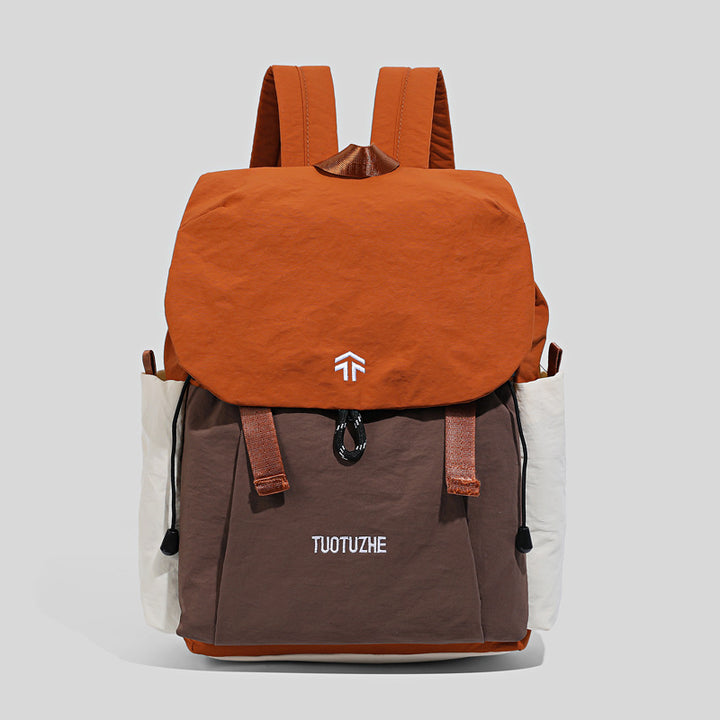 Lightweight nylon backpack for travel and outdoor