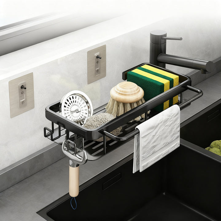 Dishcloth holder for the kitchen without drilling