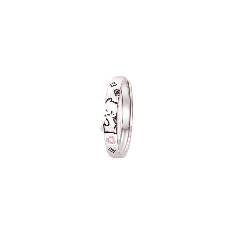 Pairing with cat and dog motif, adjustable