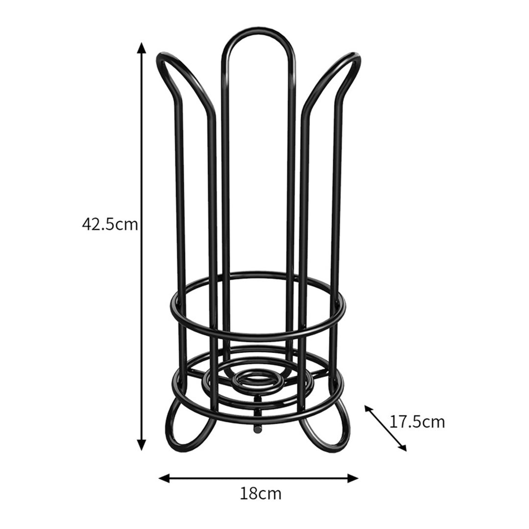 Stainless steel kitchen roll holder