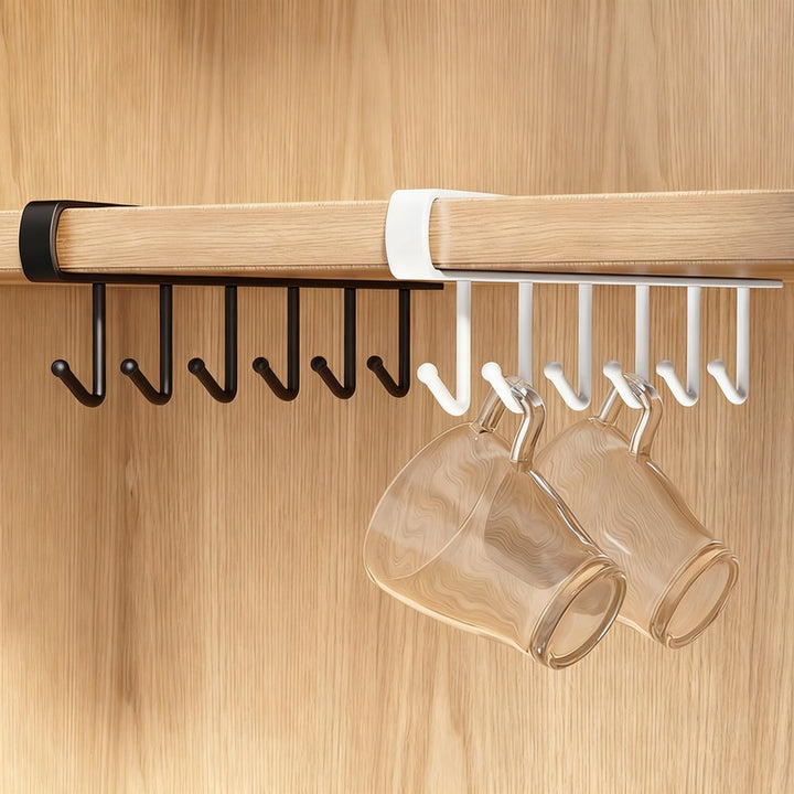 Kitchen roll holder with aluminum and walnut wood