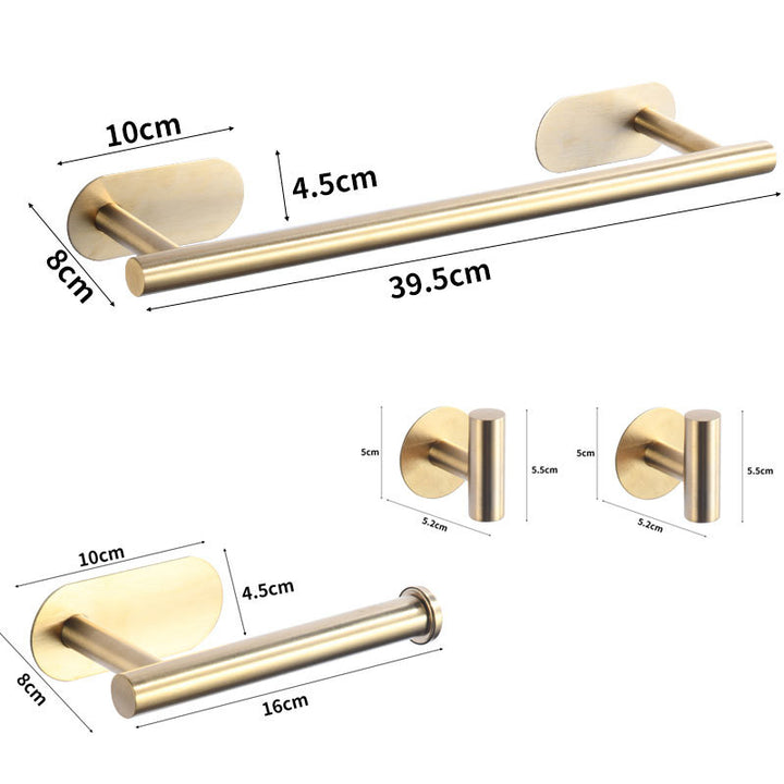 Stainless steel wall hooks, adhesive, bathroom and kitchen