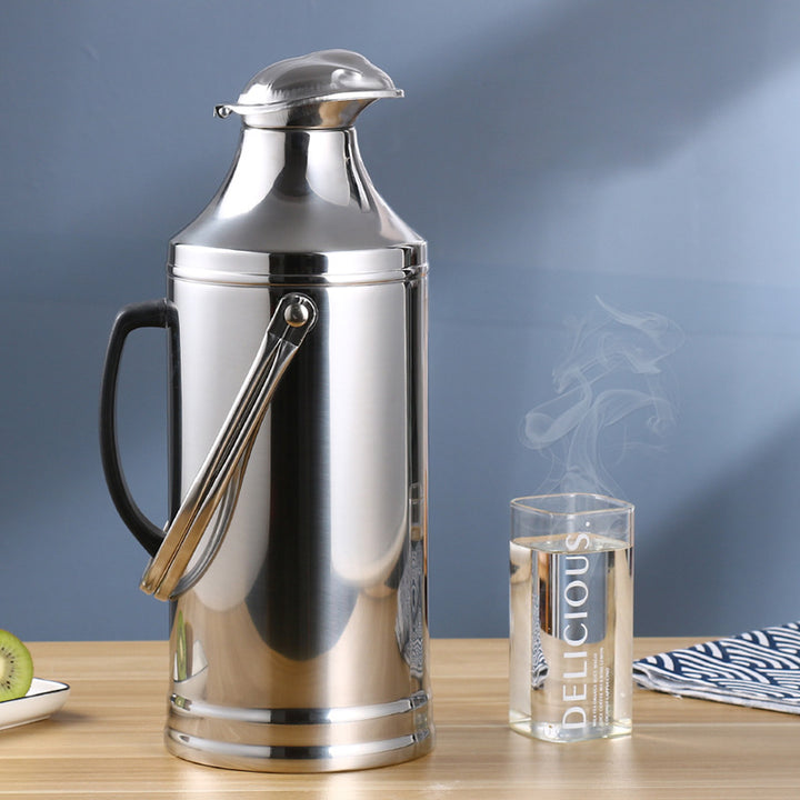 Stainless steel thermos, 2.0–3.2 L