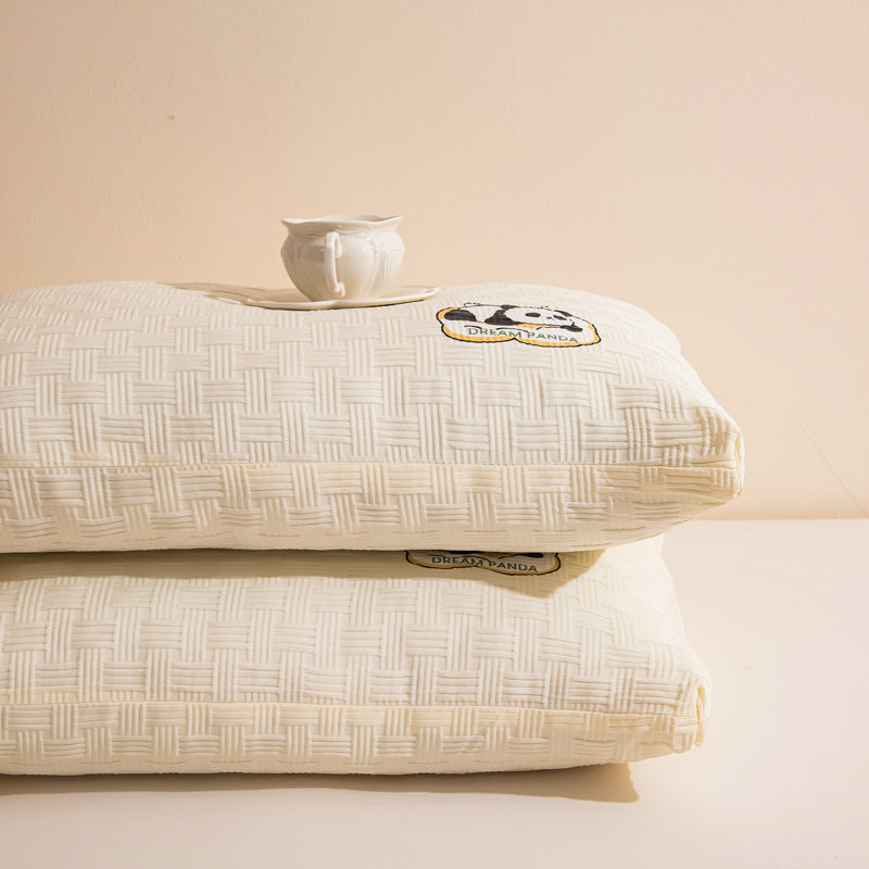 Pillow with soy fiber, waffle pattern, 48×74 cm