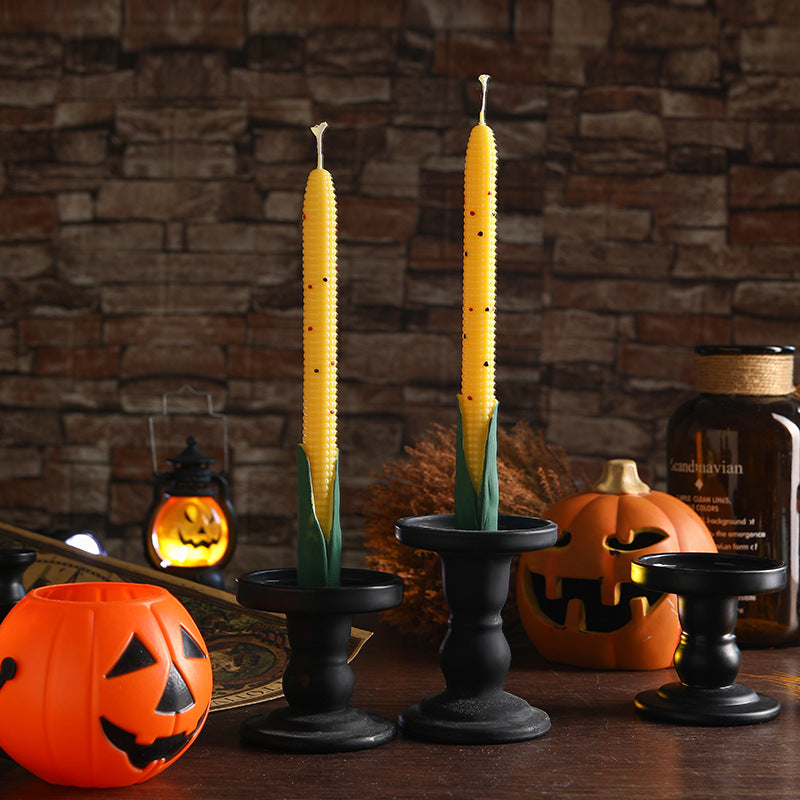 Scented candle corn cob shape, stick, 2×25 cm