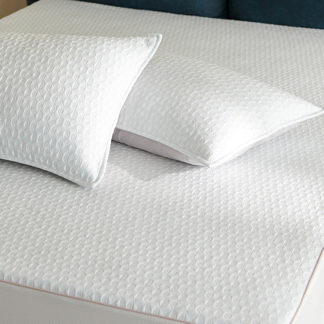 Cooling mat made of ice mat and rattan, 150×200 or 180×200 cm