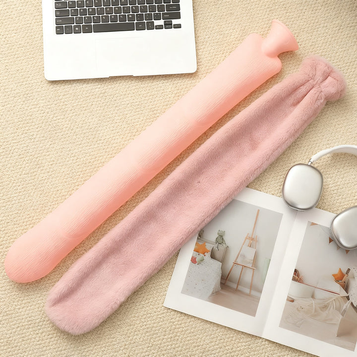 U-shaped hot water bottle for neck and shoulders