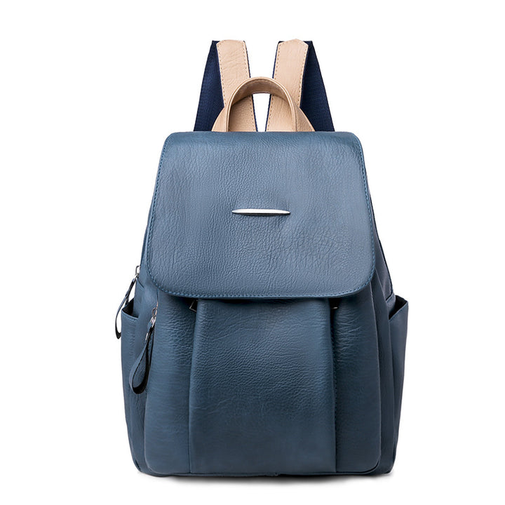 PU-Backpack, solid color, business and casual