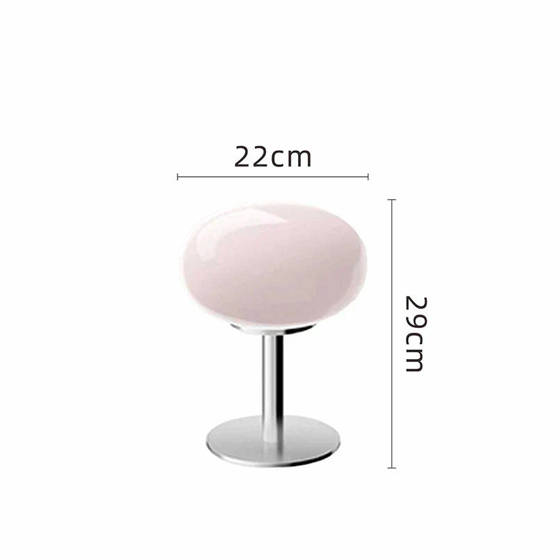 DESIGNER GLASS TABLE LAMP - AMBIENT LED LAMP FOR BEDROOM AND STUDY | Kalsten