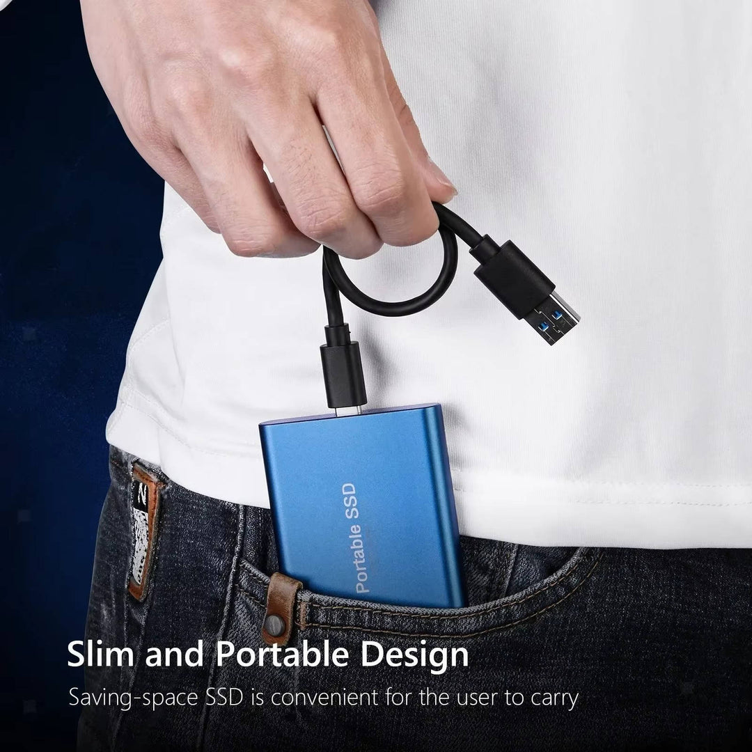 Portable External SSD Hard Drive