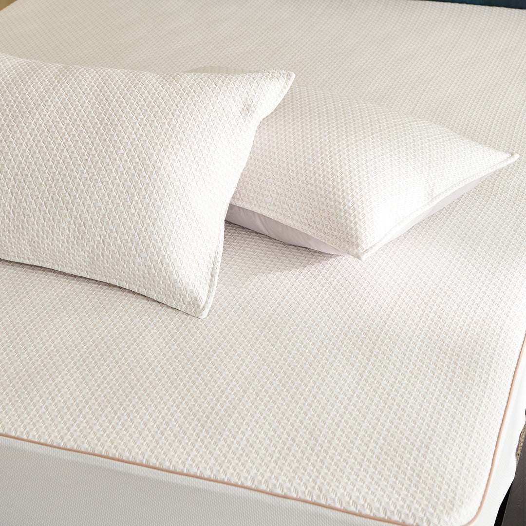 Cooling mat made of ice mat and rattan, 150×200 or 180×200 cm
