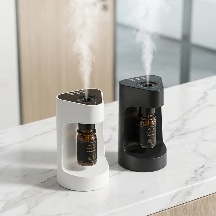 Ultrasonic fragrance diffuser, water-free, USB-powered