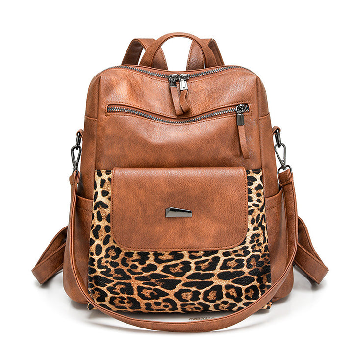 Women’s backpack made of PU, large capacity