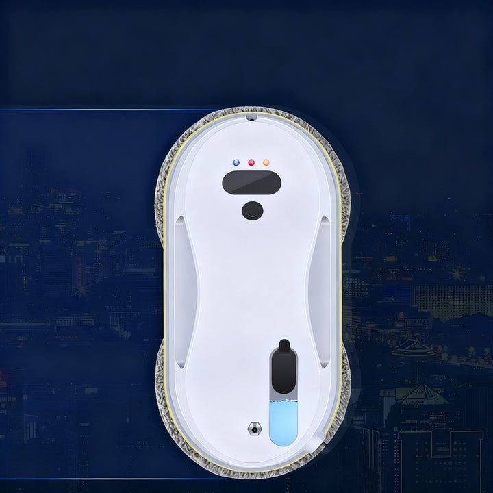 Automatic window cleaning robot with spray system