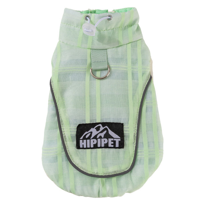Dog carrier shirt with reflectors for summer