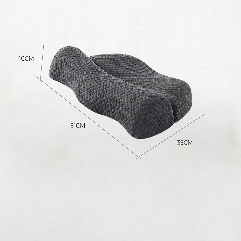 Memory foam neck support pillow with heating function