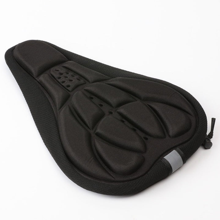 Bicycle seat cover with 3D padding