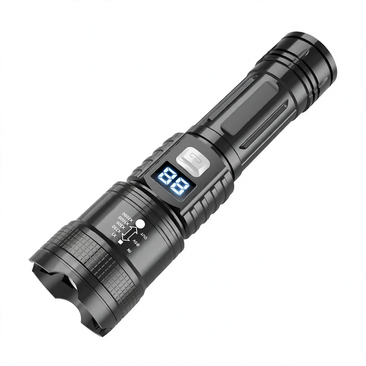 Rechargeable LED flashlight, model 6607