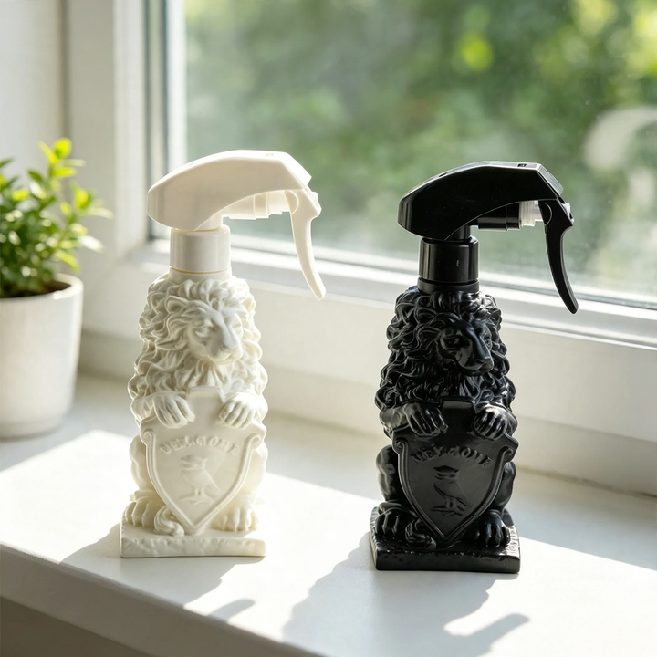 Decorative lion spray bottle for plants