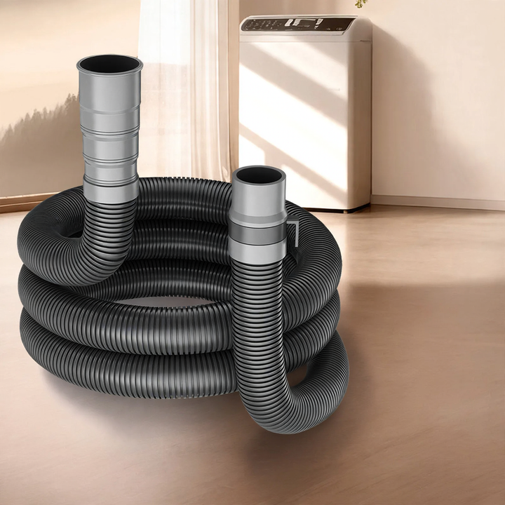 Washing machine drain hose, PVC/Silicone