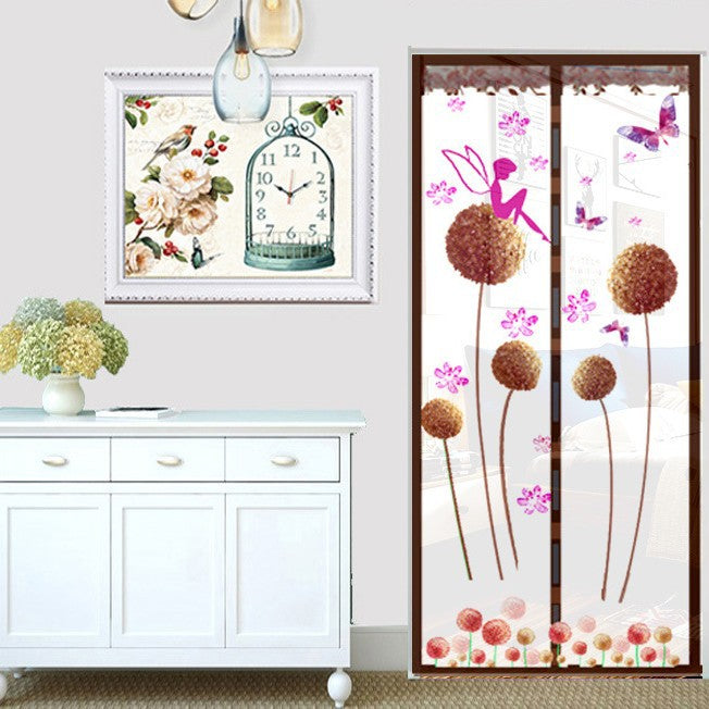Curtain with mosquito protection, cartoon design