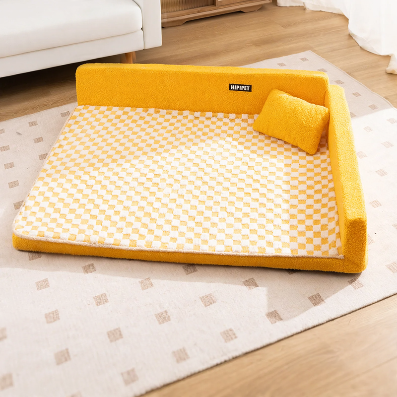 Dog bed, semi-closed, washable, foam