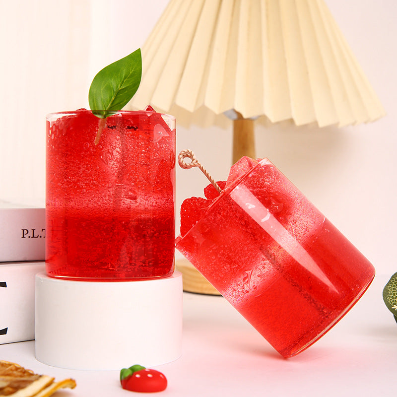 Scented candle gel wax, beaker glass, handmade