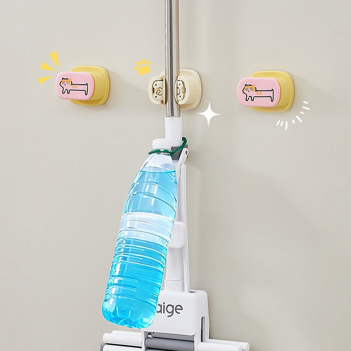 Suction cup top hooks for wall mounting, no drilling