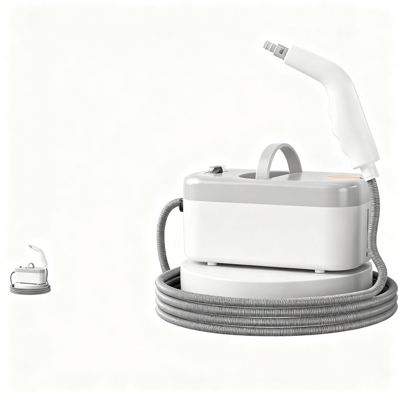 Portable steam cleaner for floors and surfaces
