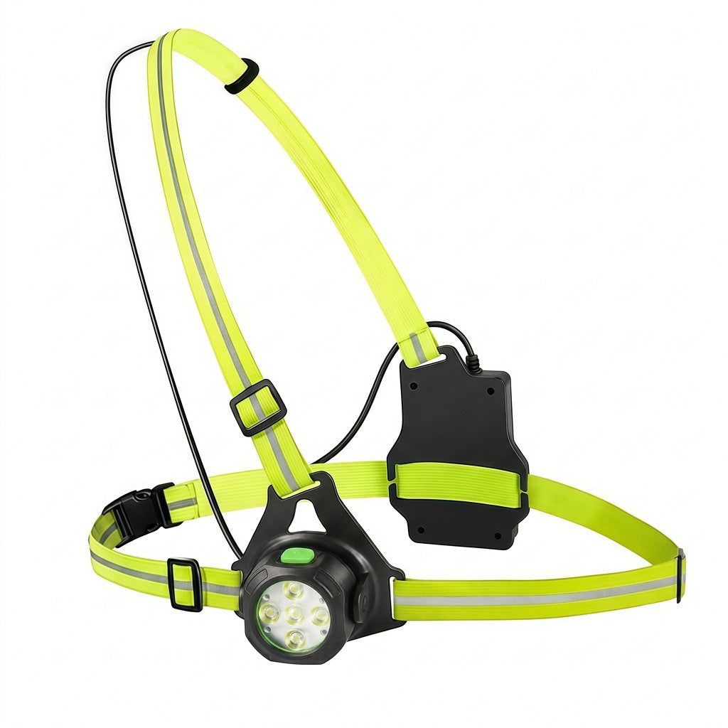 Running lamp chest strap, USB-C, 1200 mAh, JSXL-007