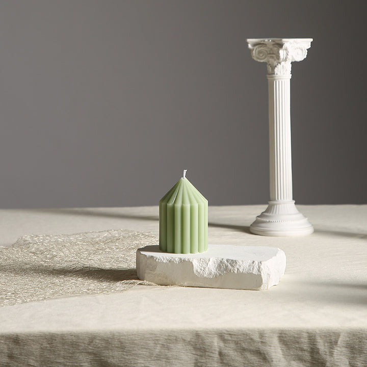 Gear-Scented Candle, Cylinder, Mint Green