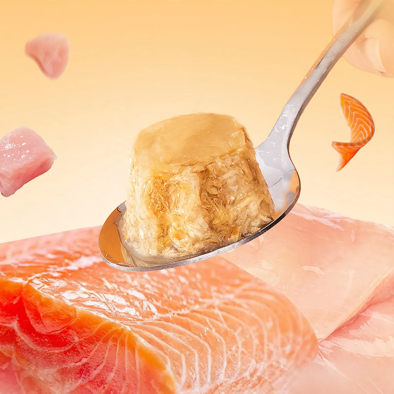 Meat and goat milk pudding for pets