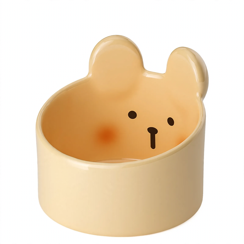 Ceramic bowl for cats and dogs, large size