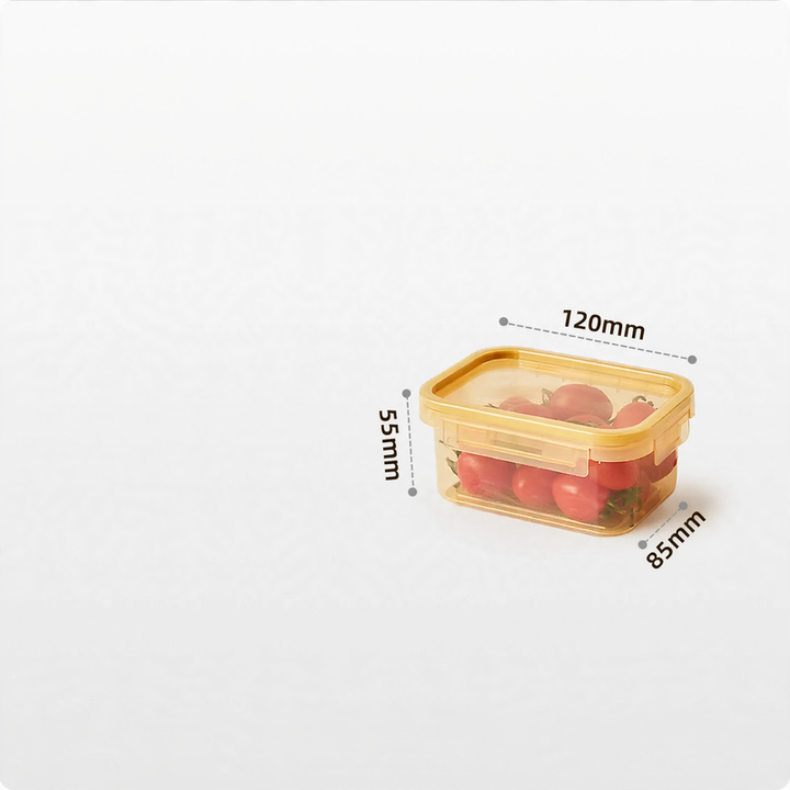 Plastic storage boxes, 200–900 ml