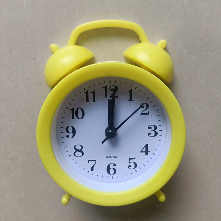 Alarm clock with hands and digital display, 4 cm thickness