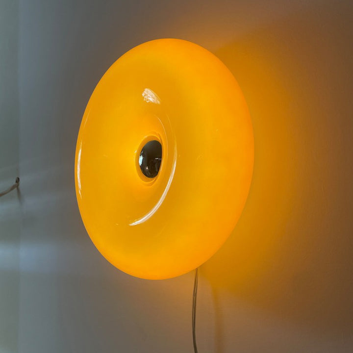 Donut wall and table lamp with touch dimmer