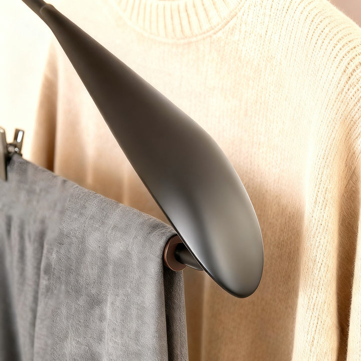 Beech wood hangers, non-slip, set of 5–30