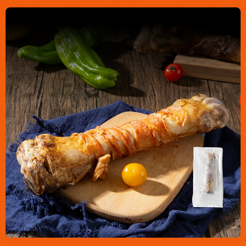 Kaustab with meat and beef bones for dogs
