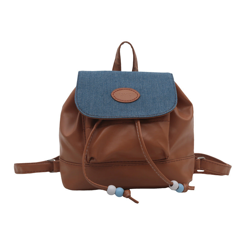 Double Backpack, PU Material, Modern Design
