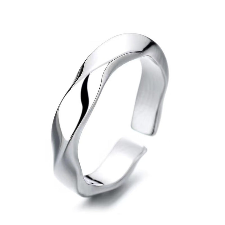 Open ring, adjustable, zinc alloy