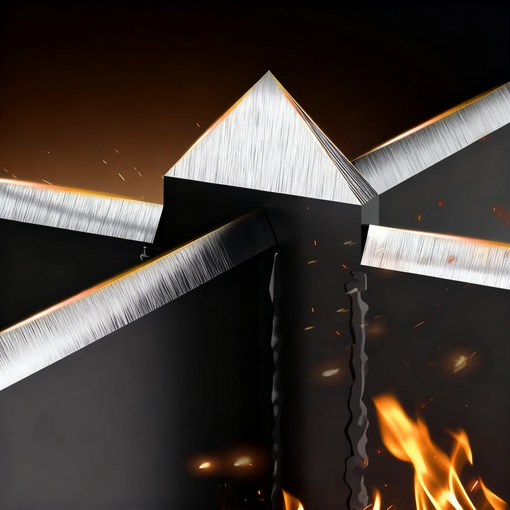Wedge made of manganese steel