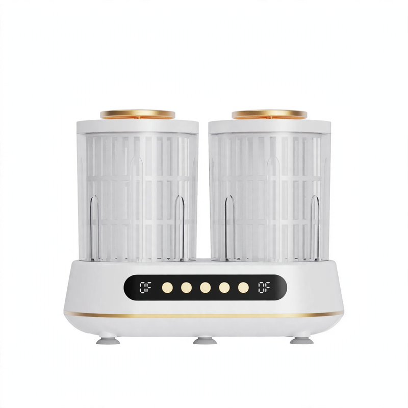 Portable washing machine, double drum, electric