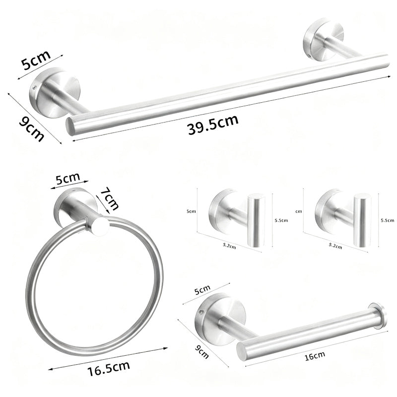 Stainless steel wall hooks, adhesive, bathroom and kitchen