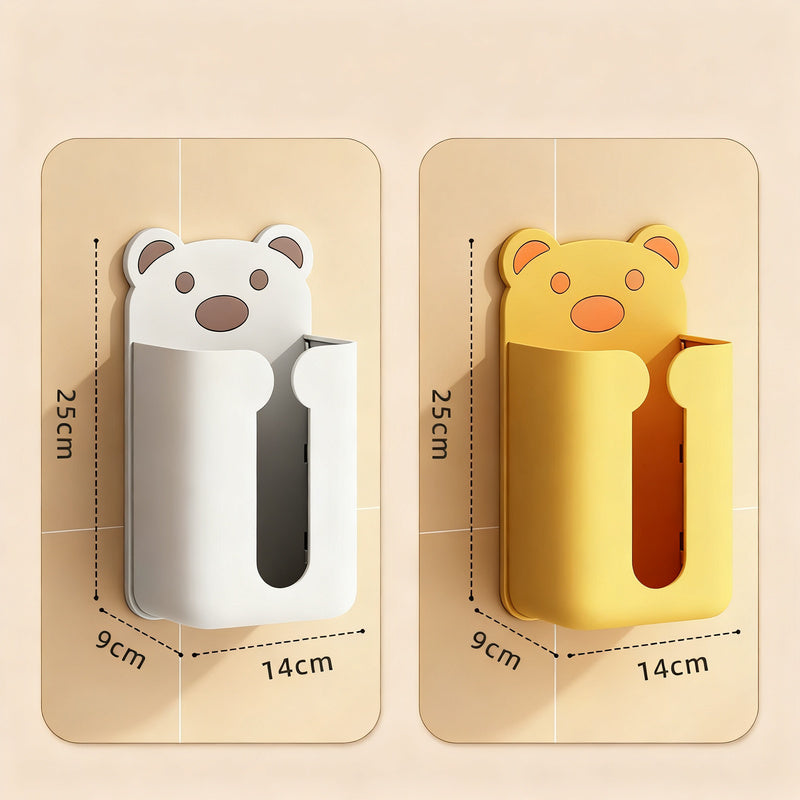 Wall-mounted paper towel holder, plastic
