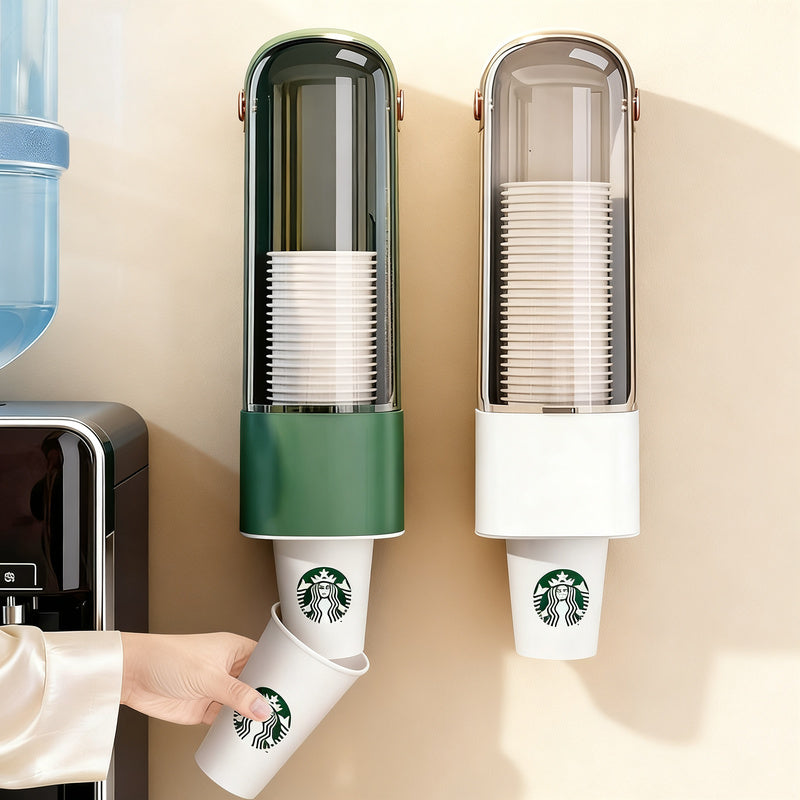 Wall mount for disposable cups