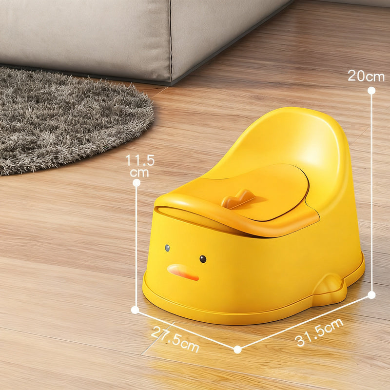 Toilet seat with backrest for children